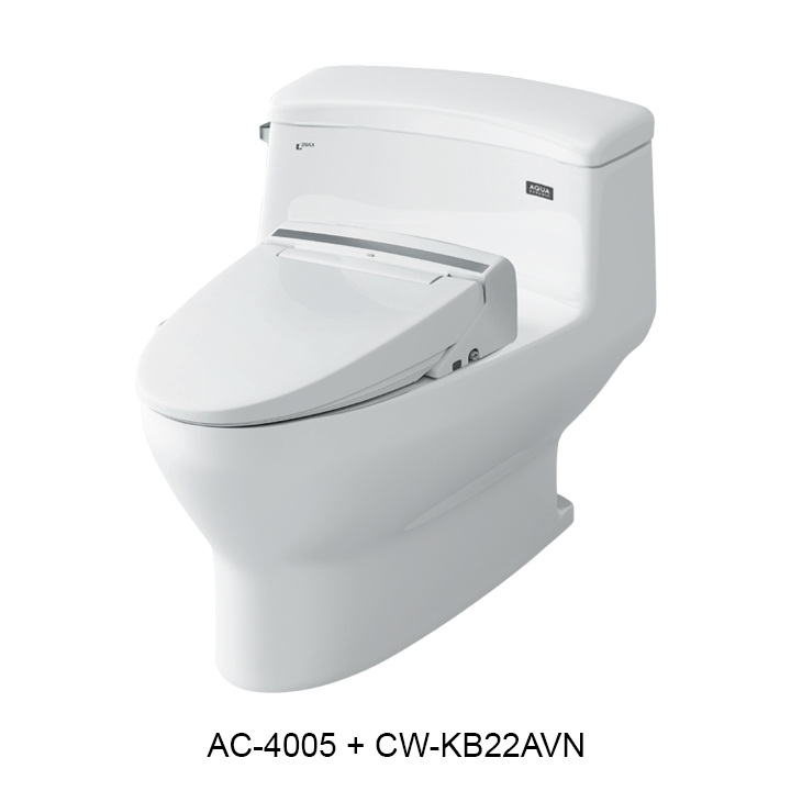 Bồn cầu nắp rửa điện tử INAX AC-4005 + CW-KB22AVN