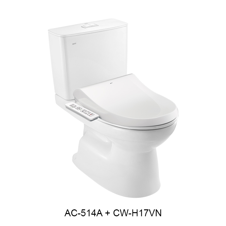 Bồn cầu nắp rửa điện tử INAX AC-514A + CW-H17VN