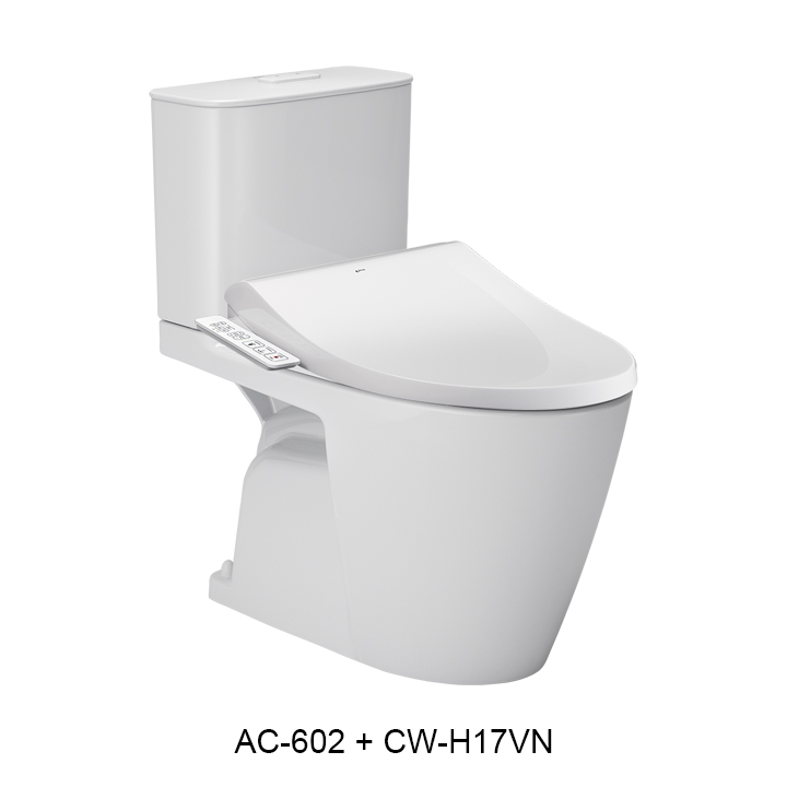 Bồn cầu nắp rửa điện tử INAX AC-602 + CW-H17VN