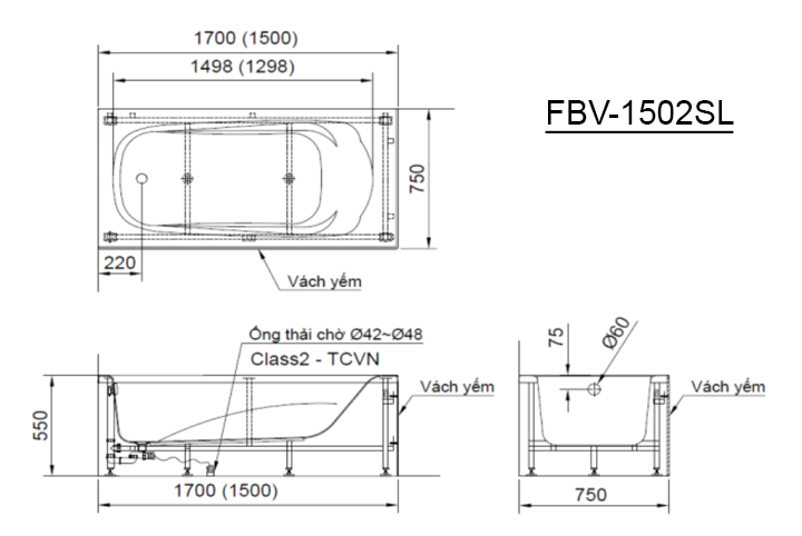 ban ve bon tam inax fbv-1502sl