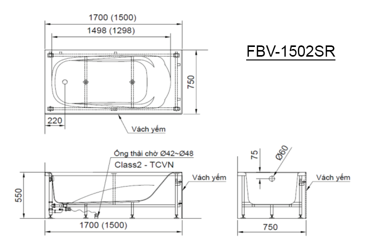 ban ve bon tam inax fbv-1502sr
