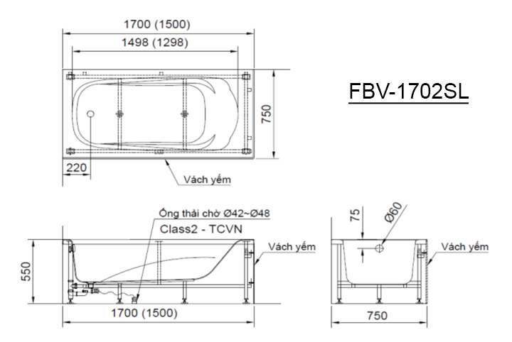 ban ve bon tam inax fbv-1702sl
