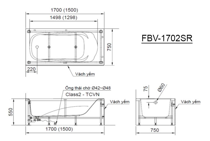ban ve bon tam inax fbv-1702sr