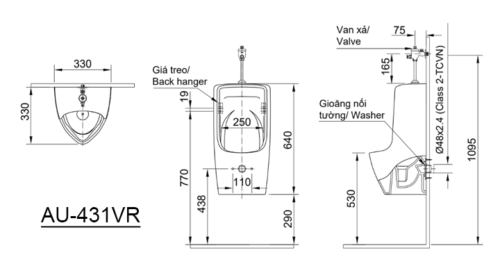 ban ve bon tieu inax au-431vr