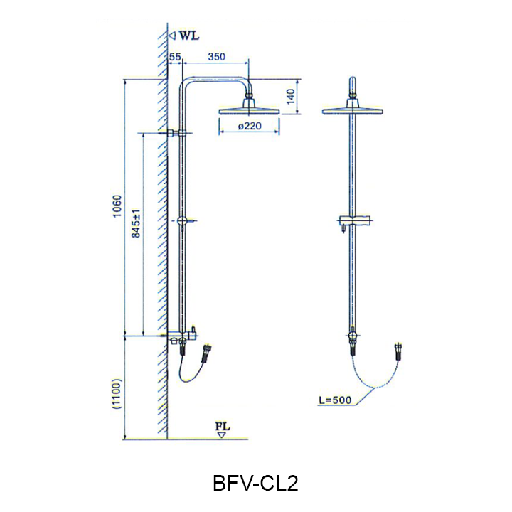 Ban ve cay sen tam INAX BFV-CL2