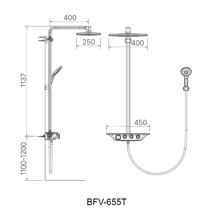 Ban ve cay sen tam INAX BFV-655T