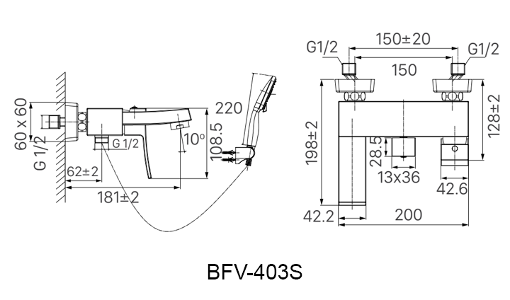 ban ve voi sen tam INAX BFV-403S