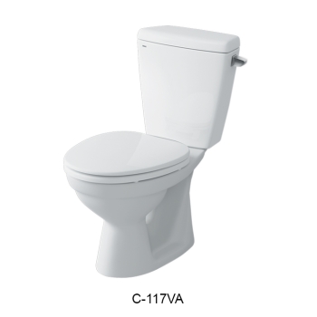 Bồn cầu 2 khối INAX C-117VA (nắp thường)