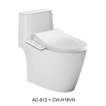 Bồn cầu nắp rửa điện tử INAX AC-912 + CW-H18VN