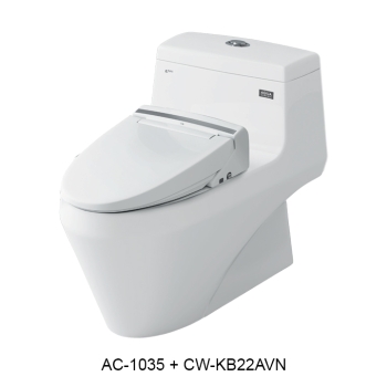 Bồn cầu nắp rửa điện tử INAX AC-1035 + CW-KB22AVN