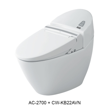 Bồn cầu nắp rửa điện tử INAX AC-2700 + CW-KB22AVN