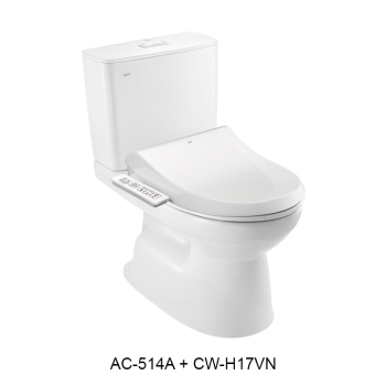 Bồn cầu nắp rửa điện tử INAX AC-514A + CW-H17VN