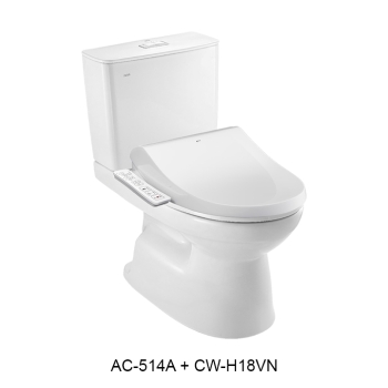 Bồn cầu nắp rửa điện tử INAX AC-514A + CW-H18VN