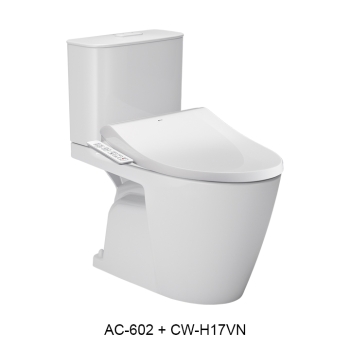 Bồn cầu nắp rửa điện tử INAX AC-602 + CW-H17VN