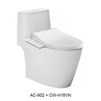 Bồn cầu nắp rửa điện tử INAX AC-902 + CW-H18VN