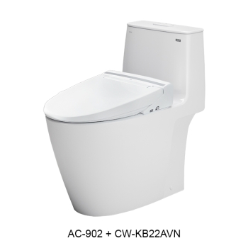 Bồn cầu nắp rửa điện tử INAX AC-902 + CW-KB22AVN