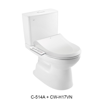 Bồn cầu nắp rửa điện tử INAX C-514A + CW-H17VN