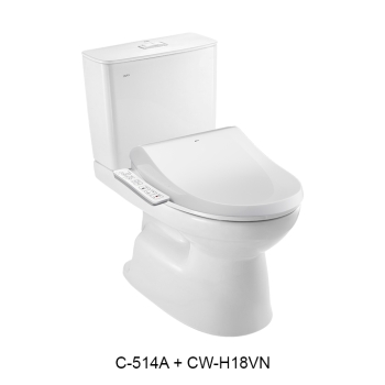 Bồn cầu nắp rửa điện tử INAX C-514A + CW-H18VN