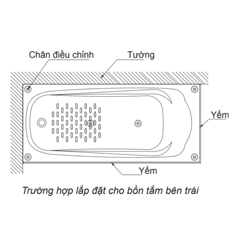 Bồn tắm INAX FBV-1502SL