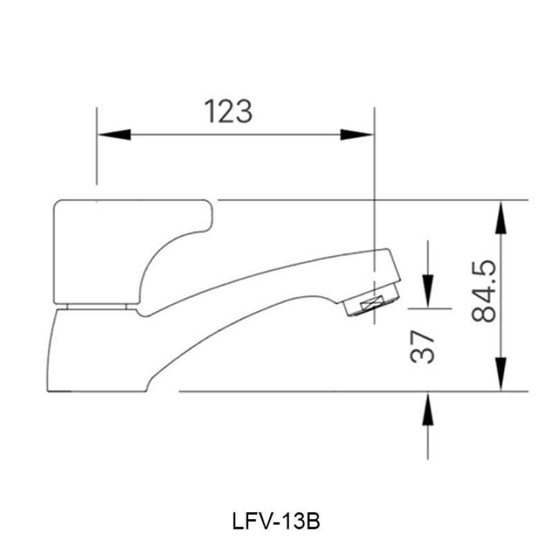 Vòi lavabo INAX LFV-13B, vòi lạnh