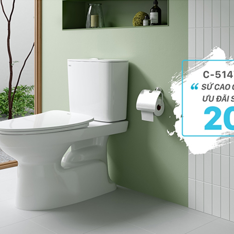 Bồn cầu 2 khối INAX C-514VAN