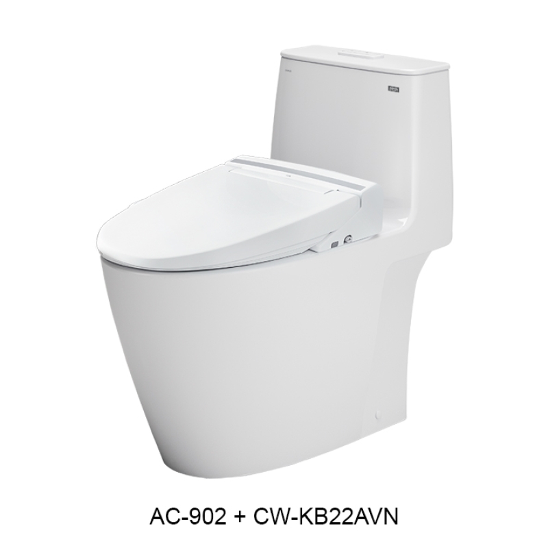Bồn cầu nắp rửa điện tử INAX AC-902 + CW-KB22AVN
