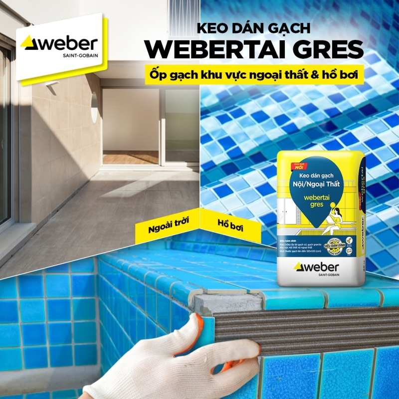 Keo dán gạch webertai gres