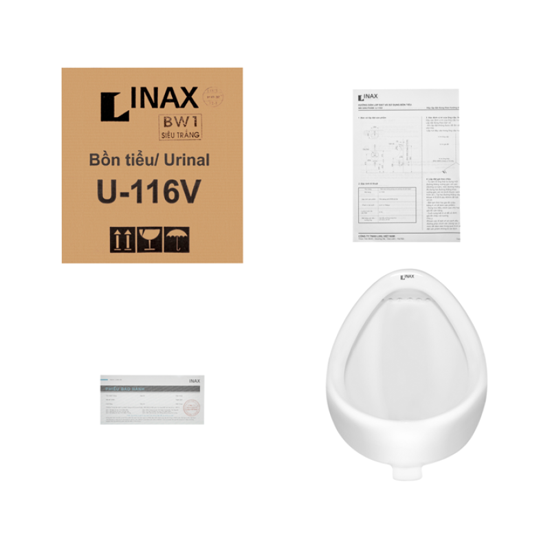 Bồn tiểu treo tường INAX U-116V
