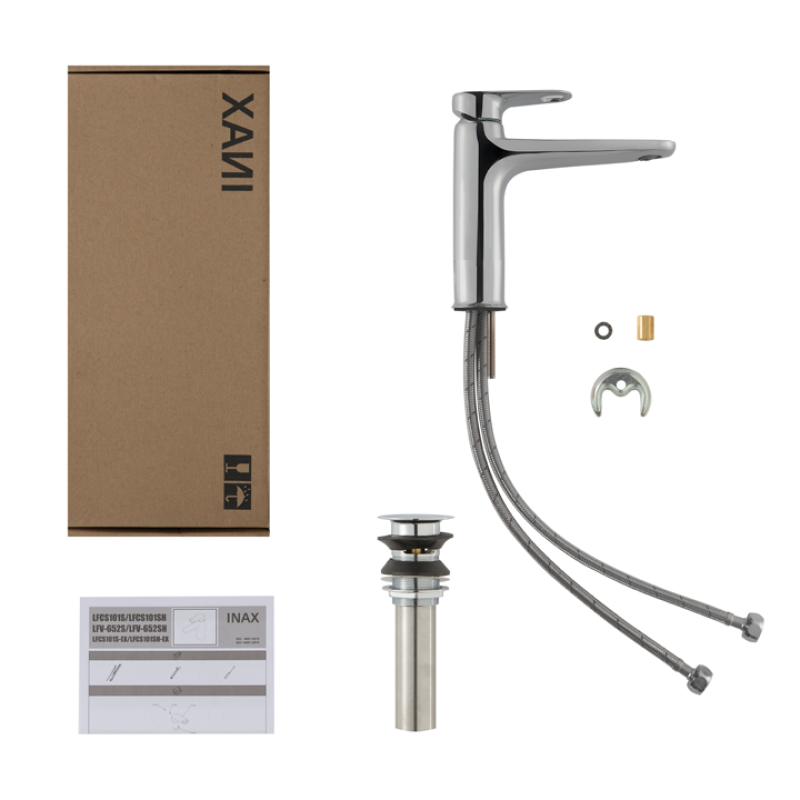 Vòi lavabo INAX LFV-652S, Vòi nóng lạnh