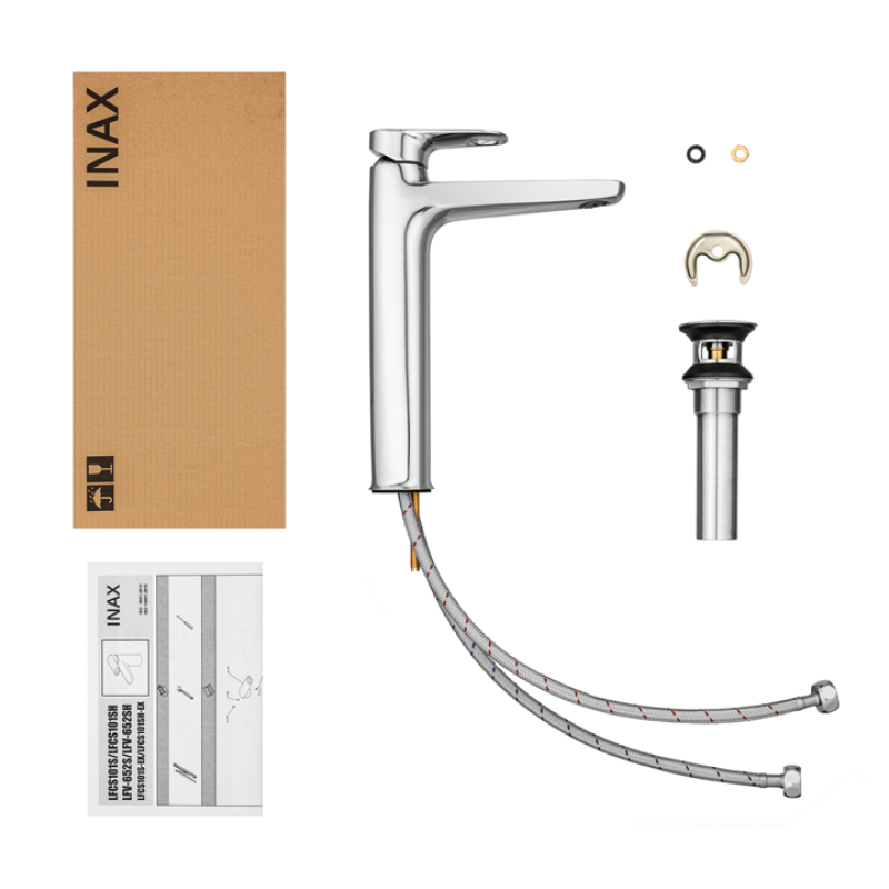 Vòi lavabo INAX LFV-652SH, Vòi nóng lạnh